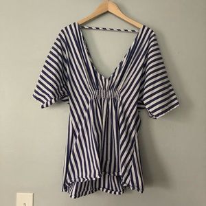 ✨6 for $15 sale ✨ Blue white dress swim cover up